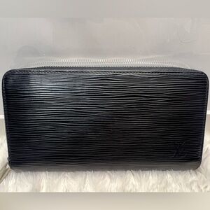 Authentic LV Black Epi Women's Wallet